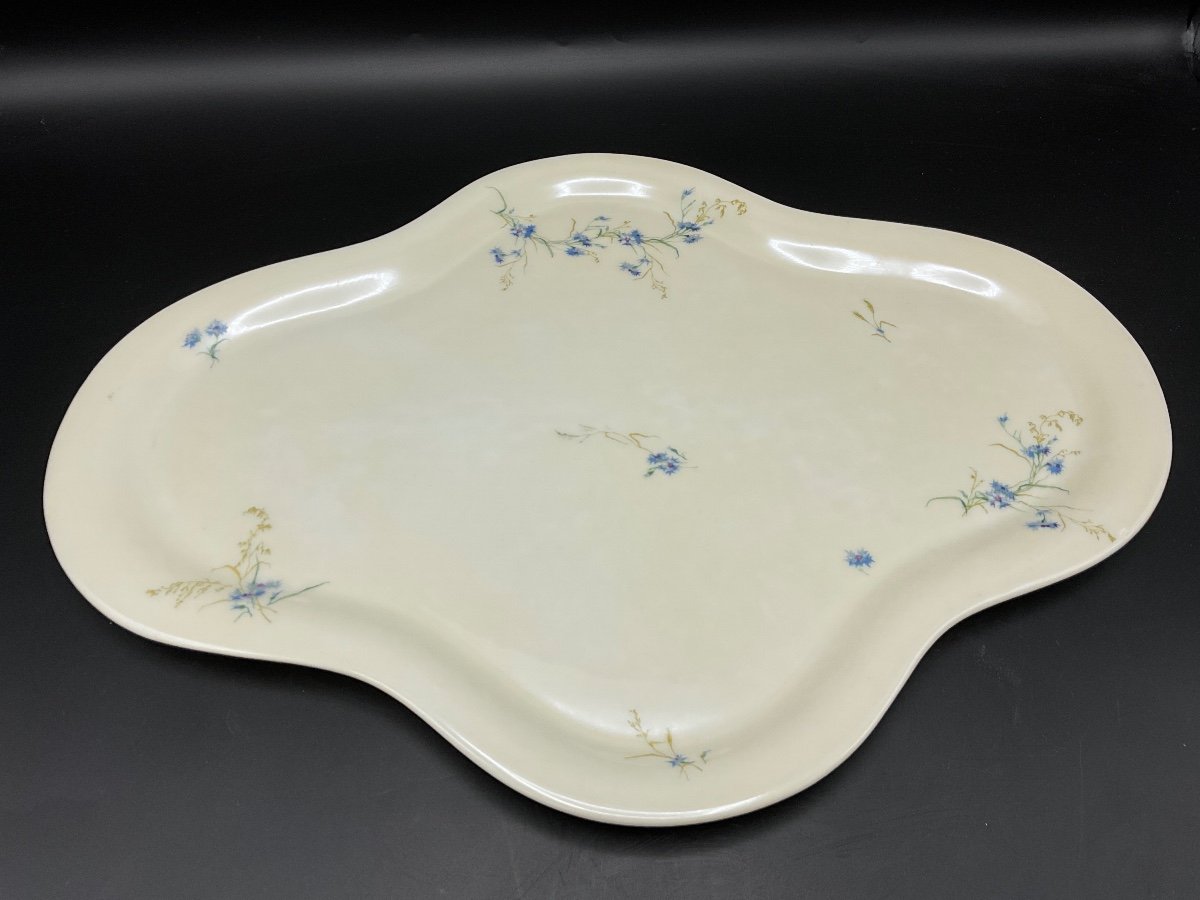 Rare Tête-à-tête In Limoges Porcelain From The Haviland Manufacture Of The Fluted Service Created By Félix Braquemond.-photo-1