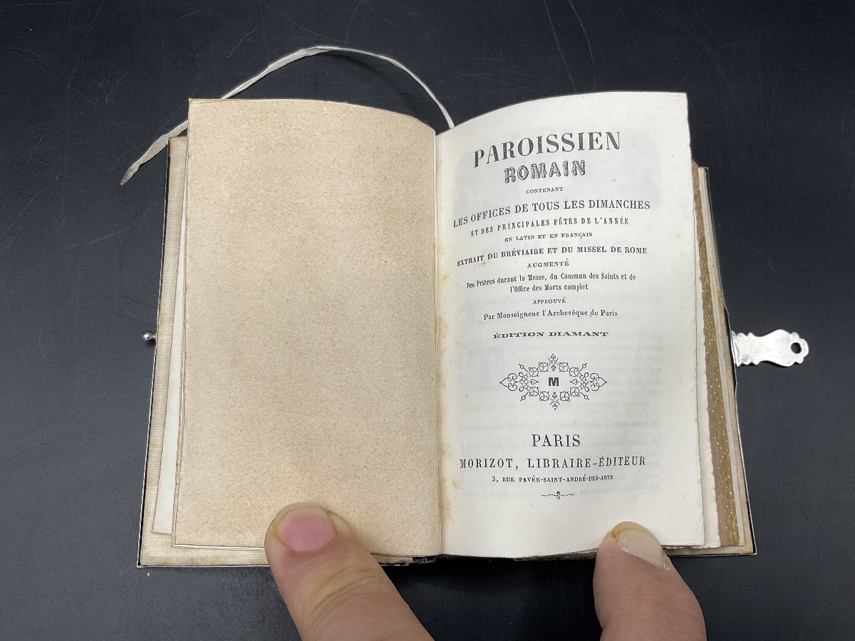 Roman Parish Missal In Ivory And Tortoiseshell In Silver And Gold Morizot Bookstore Paris-photo-6