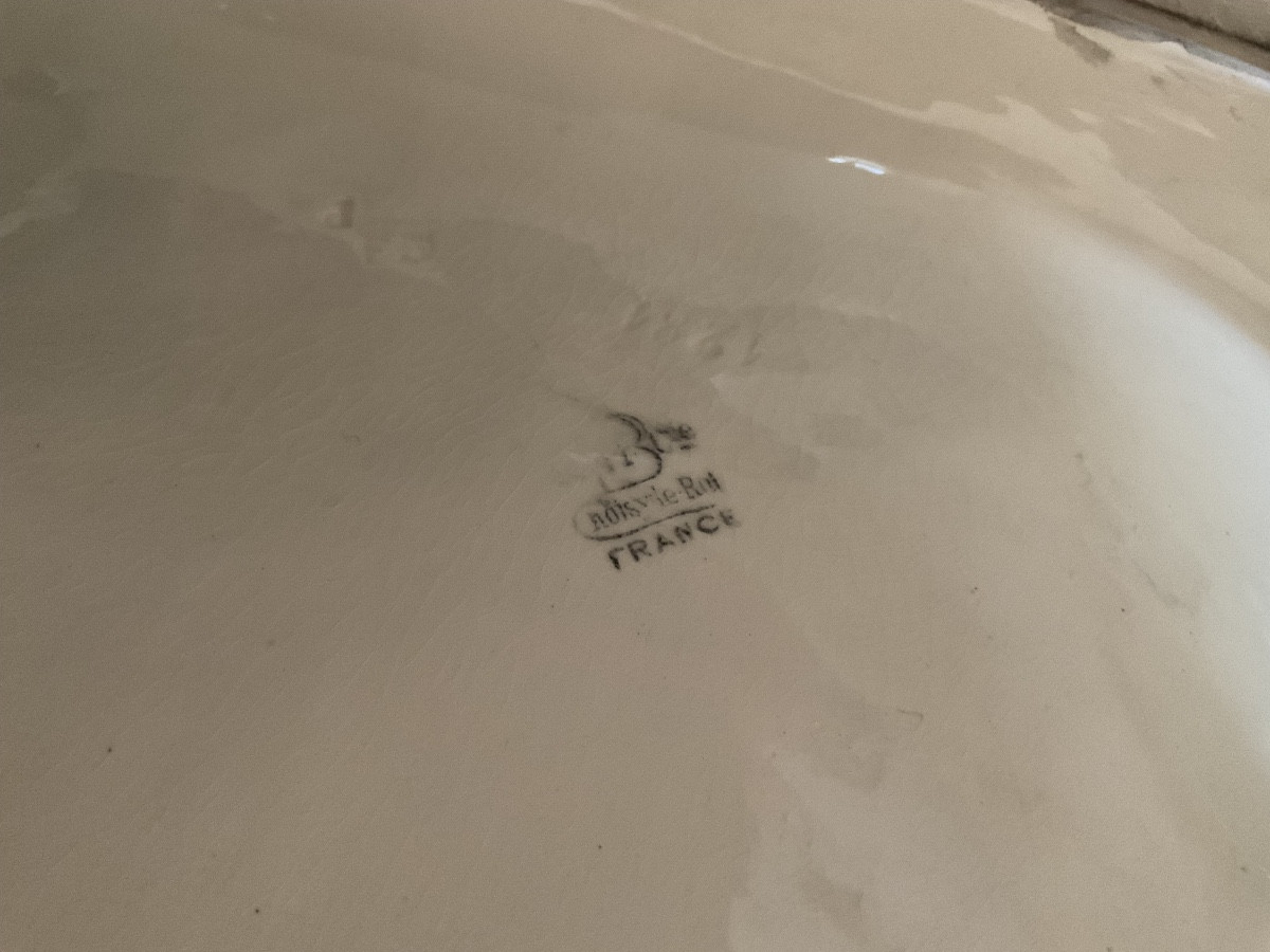 Gallic Rooster In Polychrome Slip From The Choisy Le Roi Factory Signed P. Comoléra.-photo-6