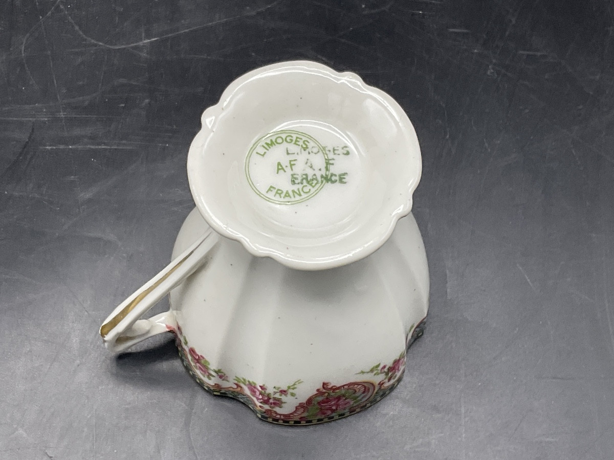 Art Nouveau Limoges Hard-paste Porcelain Service Manufactured By André François.-photo-4