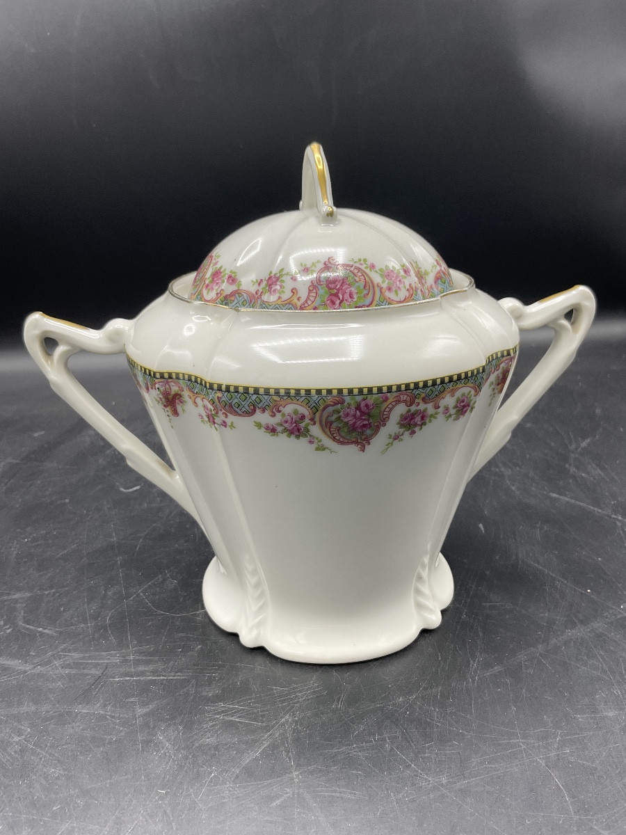 Art Nouveau Limoges Hard-paste Porcelain Service Manufactured By André François.-photo-2