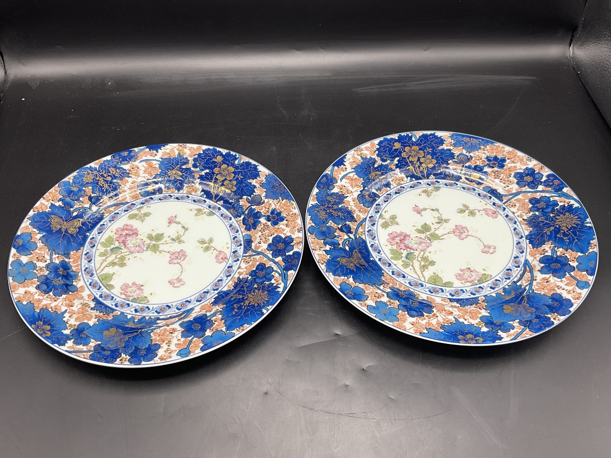 Seven Porcelain Dinner Plates From The Haviland Factory In Limoges, Featuring The Dammouse Design.-photo-3