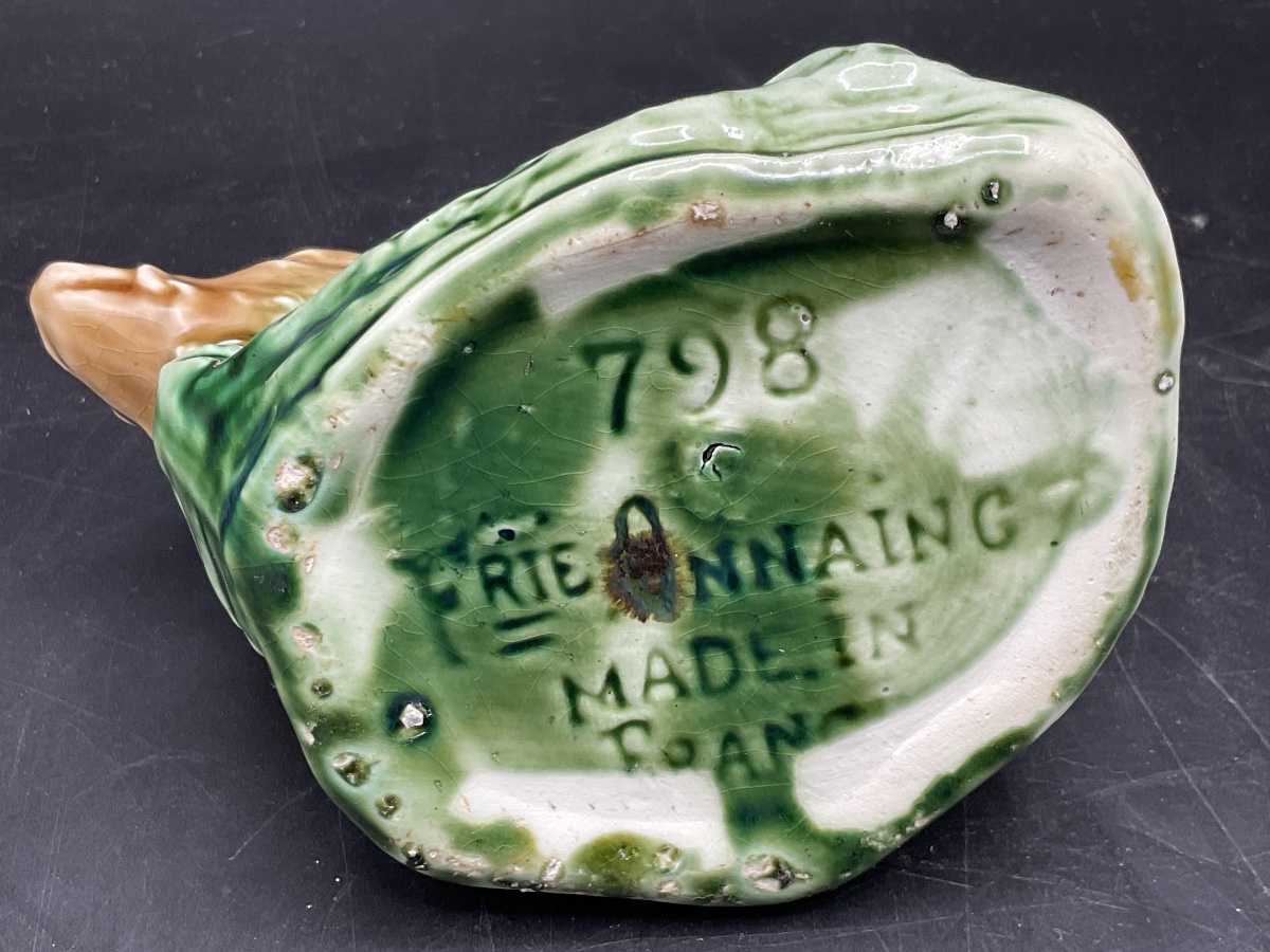 A Polychrome Slip-glazed Piggy Bank From The Onnaing Factory Depicting A Wild Boar.-photo-2