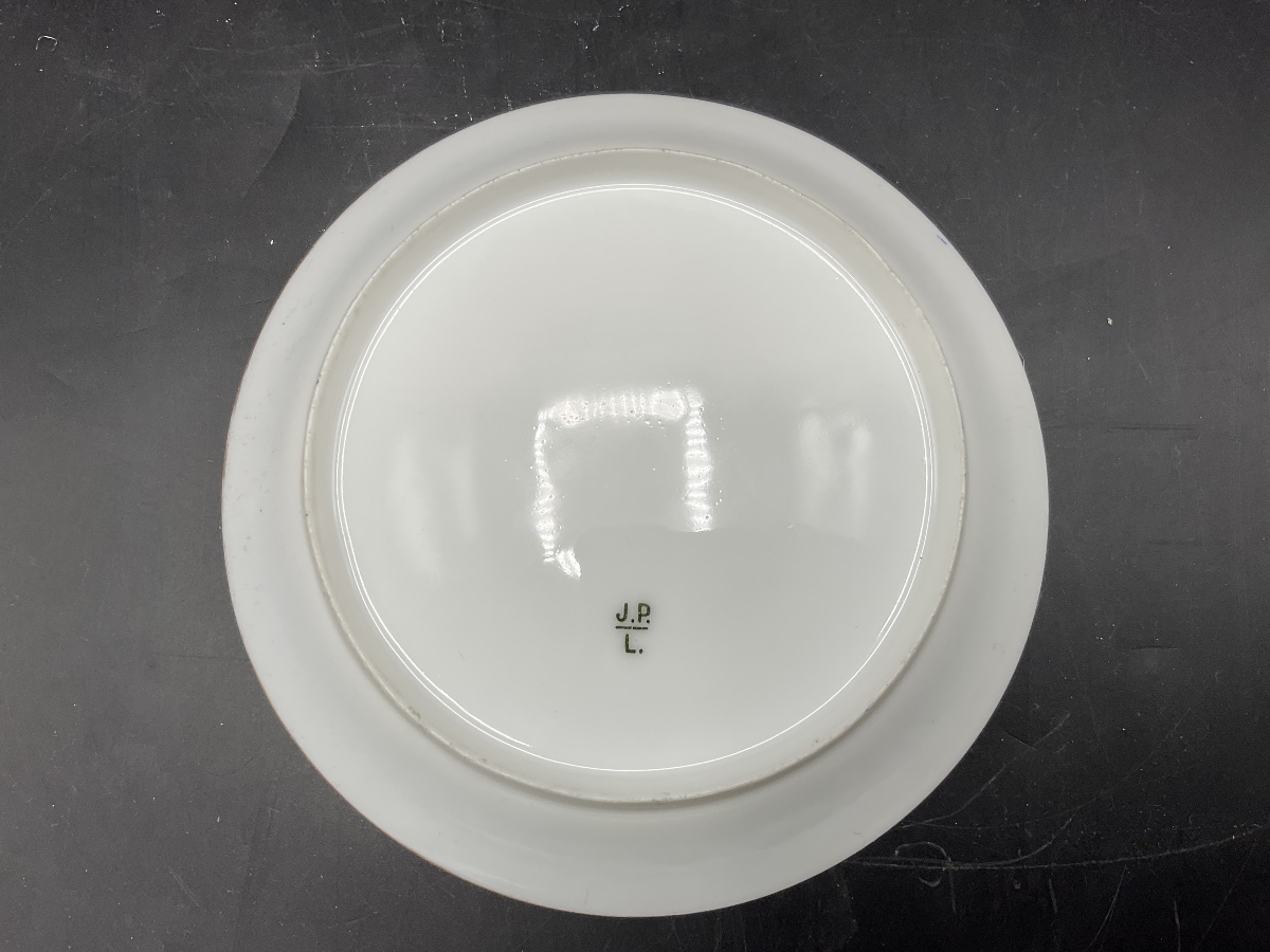 A Porcelain Coffee Cup And Saucer From The Mousseline à Pied Set By Jean Pouyat, Limoges. -photo-4