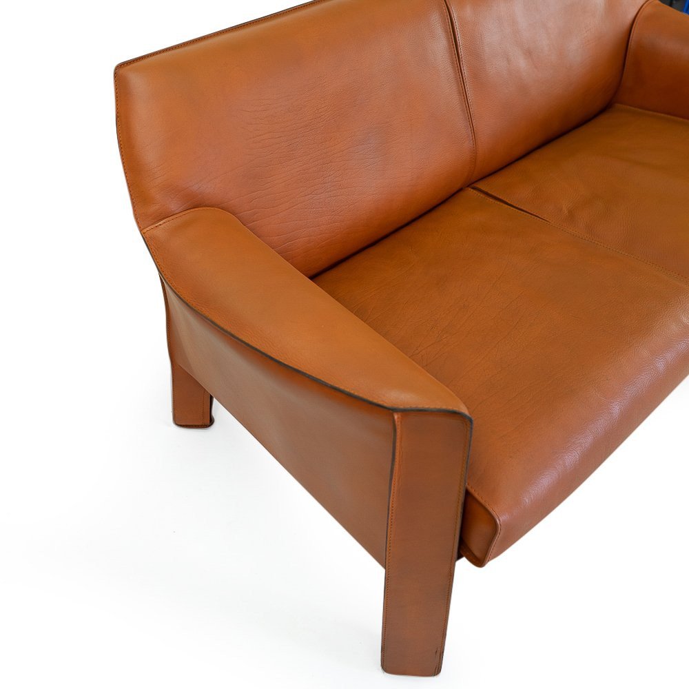 Canapé du milieu du siècle Canapé en cuir de Mario Bellini pour Cassina 1970-photo-5