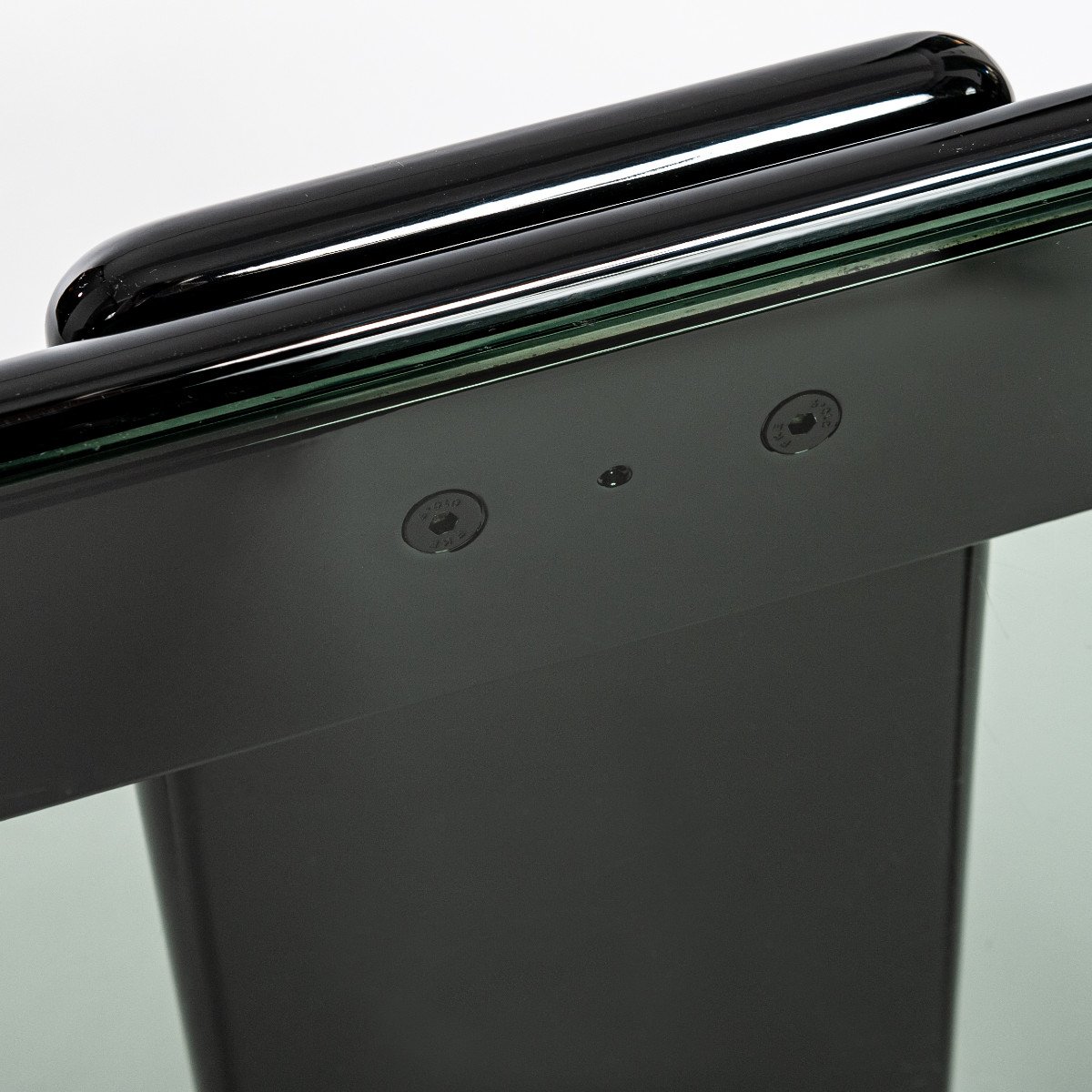 Italian Midcentury Gianfranco Frattini Black Nesting Tables For Cassina, 1960s-photo-1