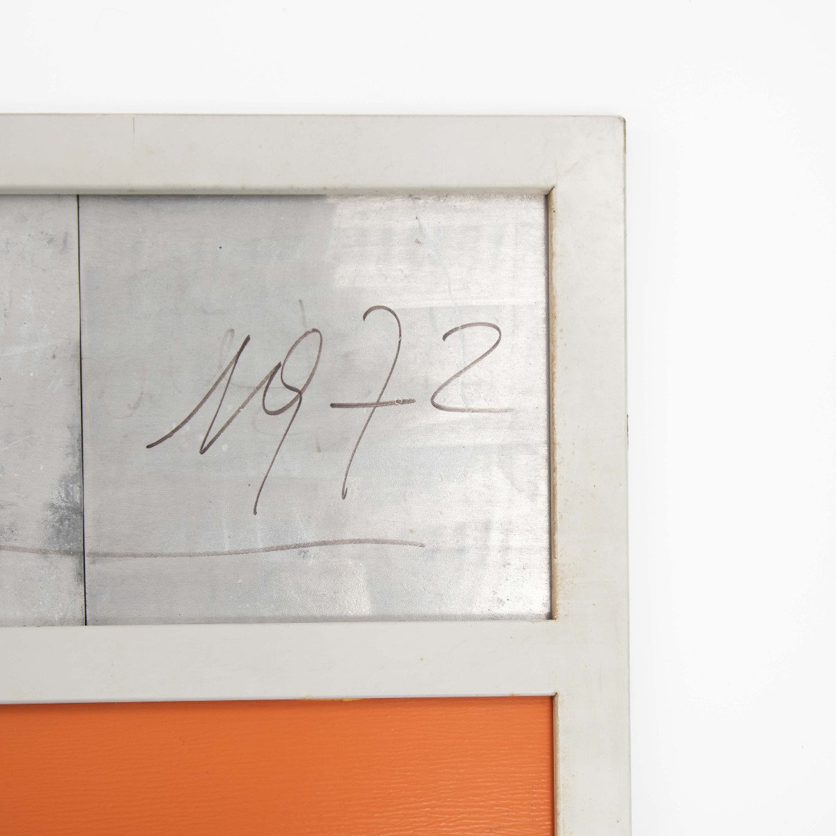 Mid-century Italian Sculptural Steel Mirror By Bianca Garinei Florence, 1972-photo-7