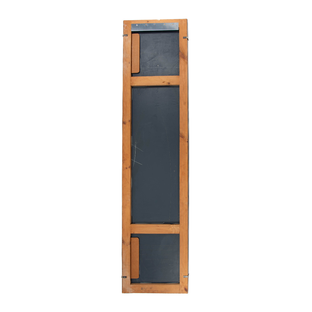 Mid-century Graphic Mirror In Anthracite-silver By Jacques Hitier, 1960s-photo-8