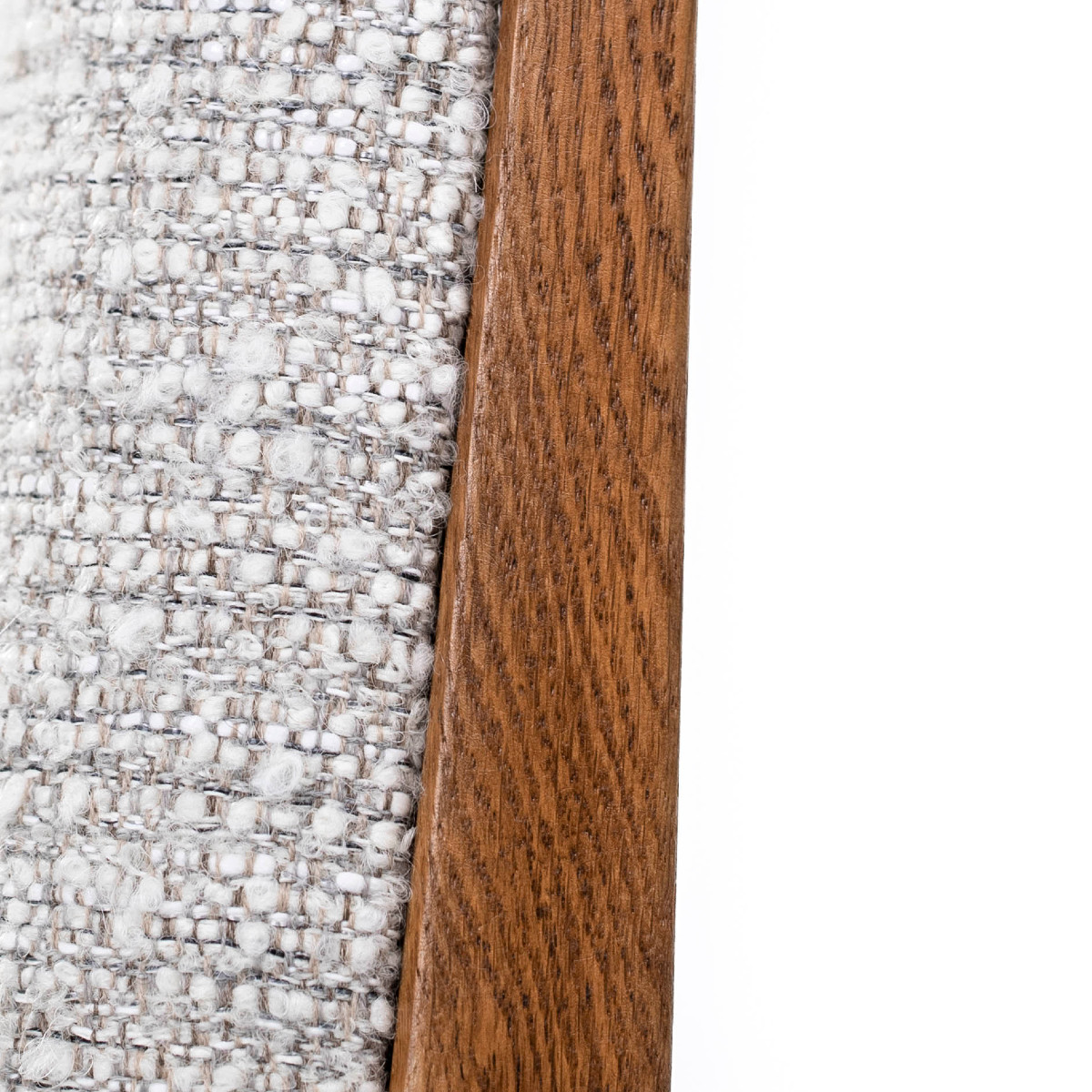 Pair Of Mid-century French Oak Chairs With Bouclé Fabric By Maurice Pré-photo-5