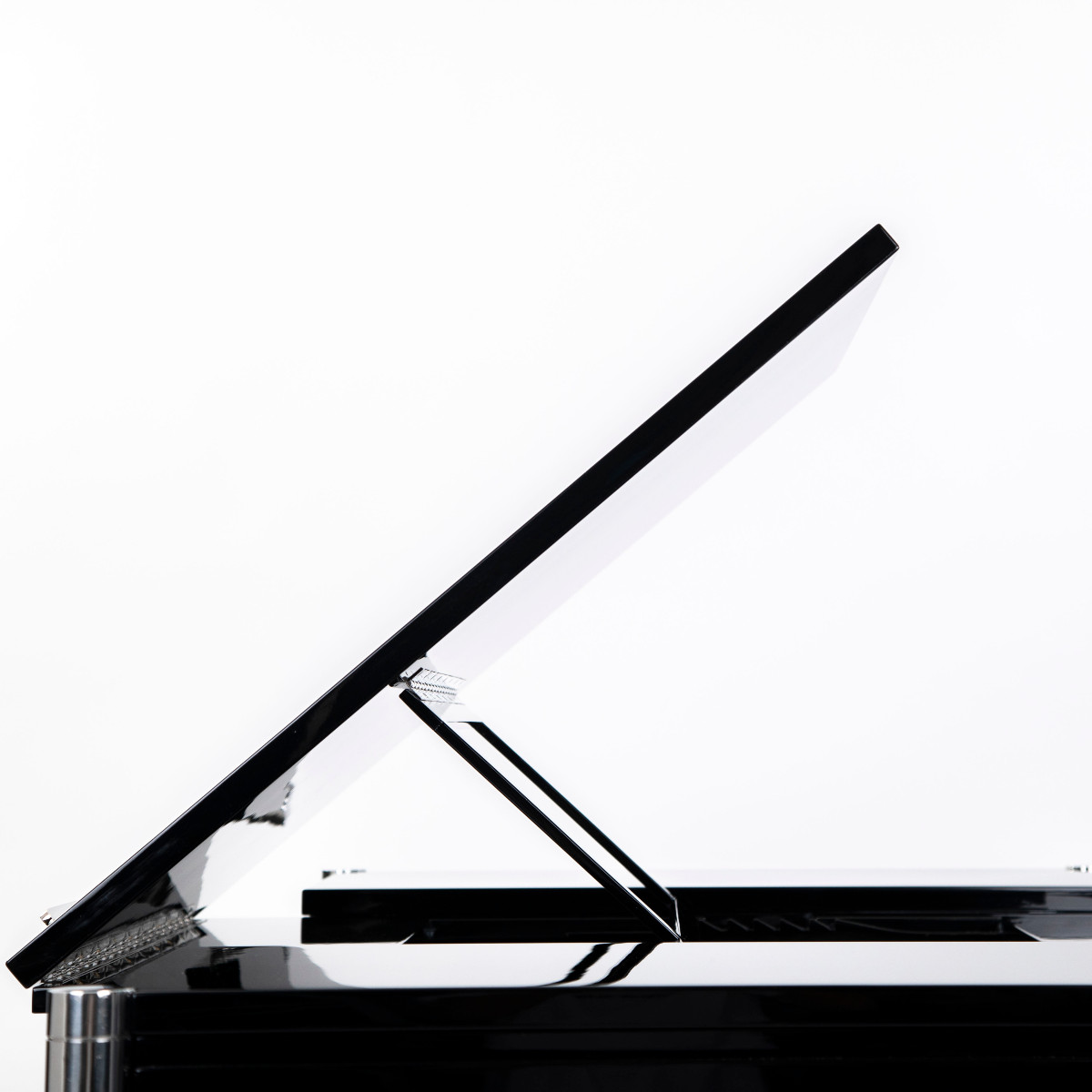 Bureau italien en laque noire et acier inoxydable par STUDIODADA, années 1970-photo-6