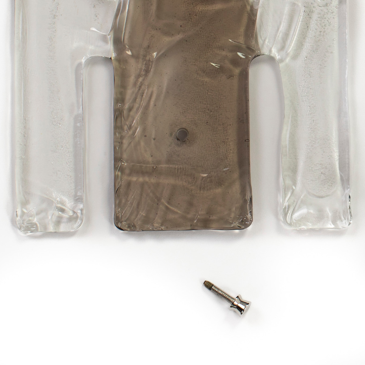 Paire de lampes de table en verre de Murano par Carlo Nason pour Mazzega-photo-2