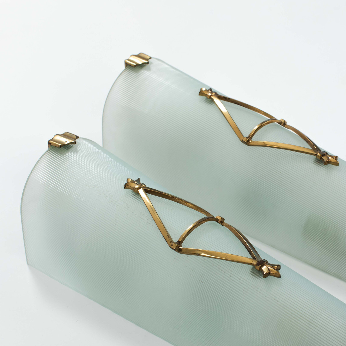 Pair Of French Art Deco Wall Sconces By Atelier Petitot-photo-7