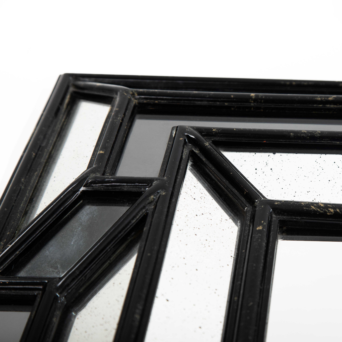 Mid-century Parclose Mirror With Black Profile, 1970s-photo-4