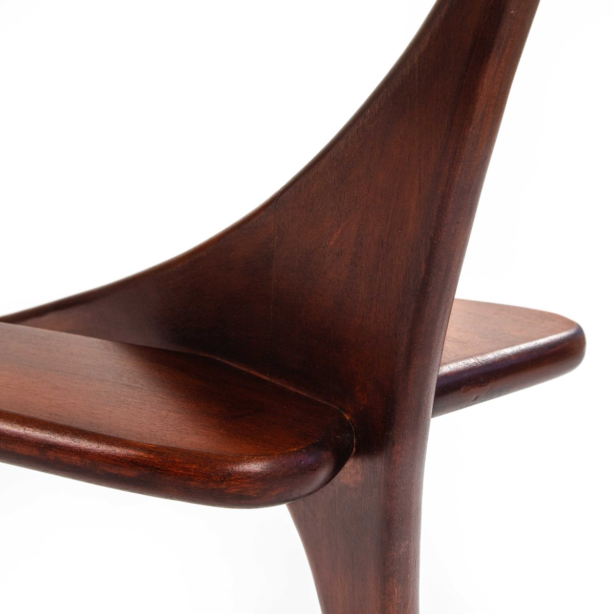 Table basse italienne unique du milieu du siècle, en bois de rose, marbre et laiton-photo-7