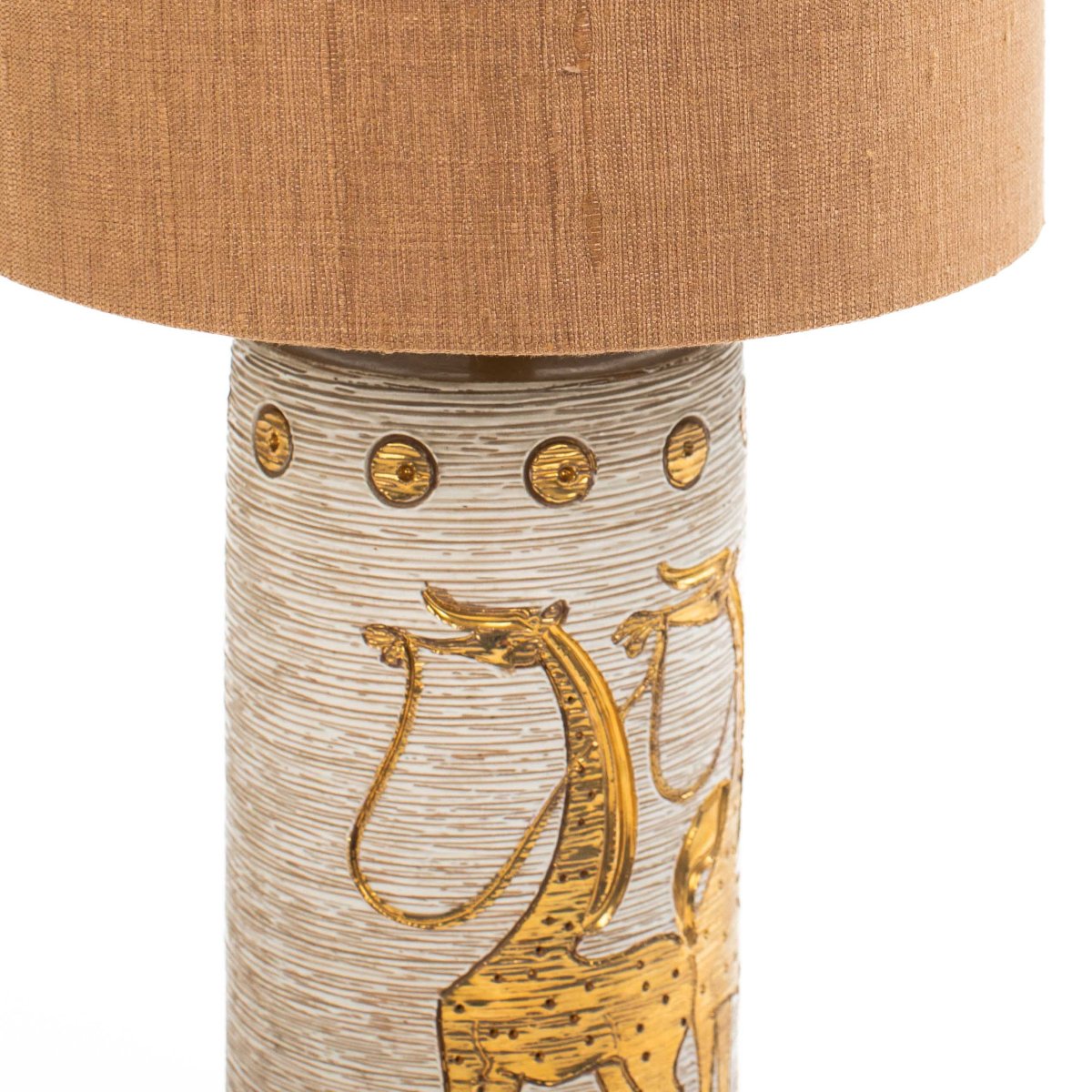 Ensemble composé d'une lampe de table et d'un bol en céramique du milieu du siècle, années 1960-photo-4