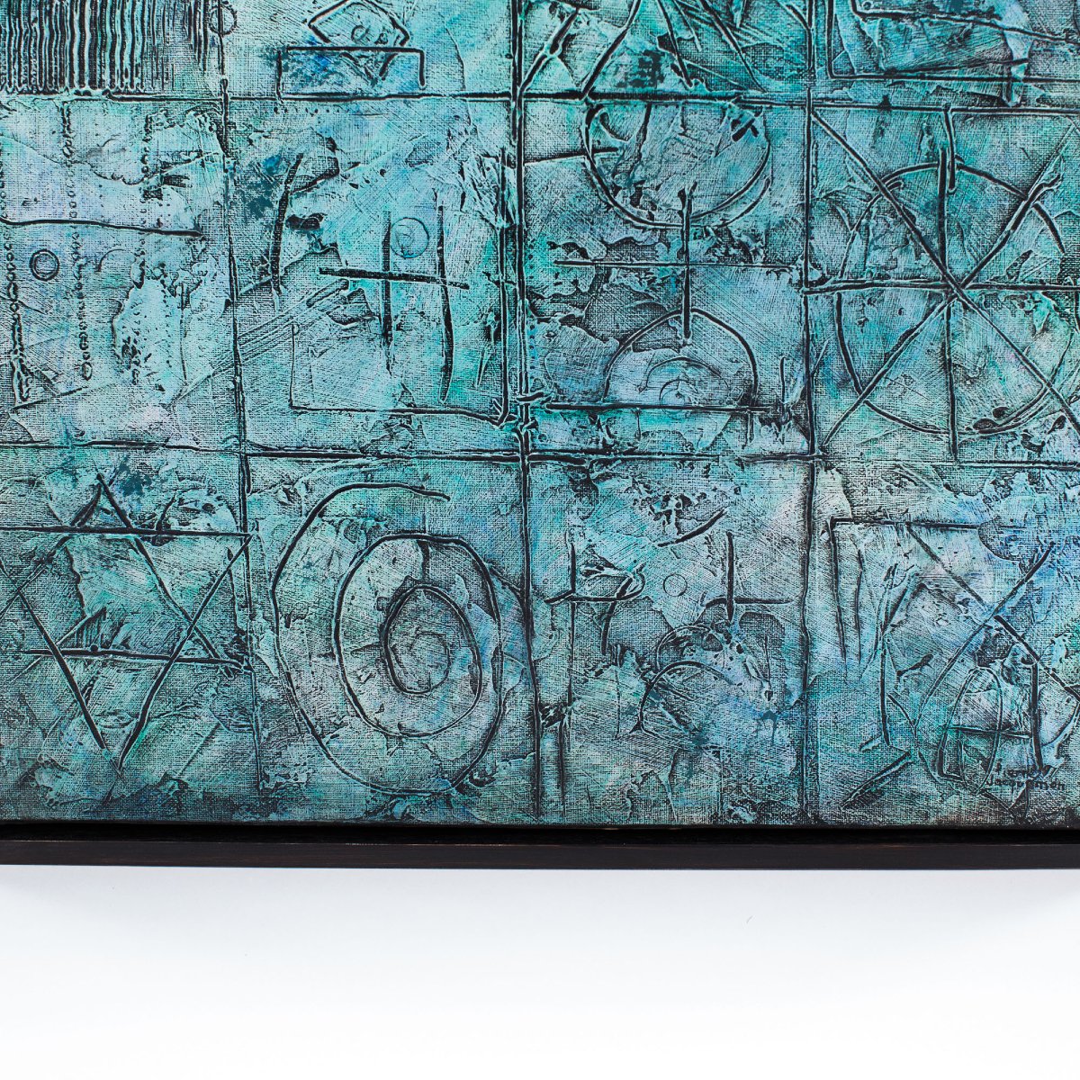 Peinture abstraite lyrique du milieu du XXe siècle, par Pierre Jacquemon, New York, années 1970-photo-3