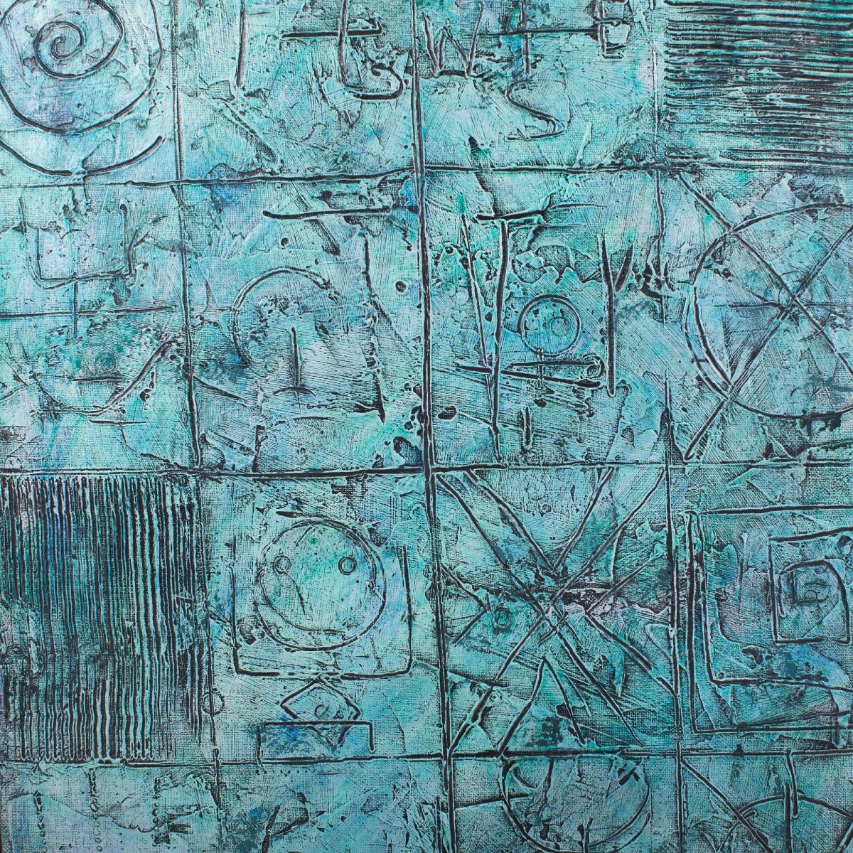 Peinture abstraite lyrique du milieu du XXe siècle, par Pierre Jacquemon, New York, années 1970-photo-4