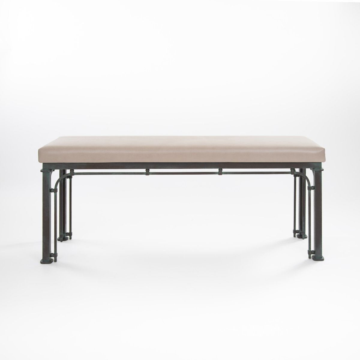 Mid-century Italian Iron Bench, 1960s Industrial Style-photo-2