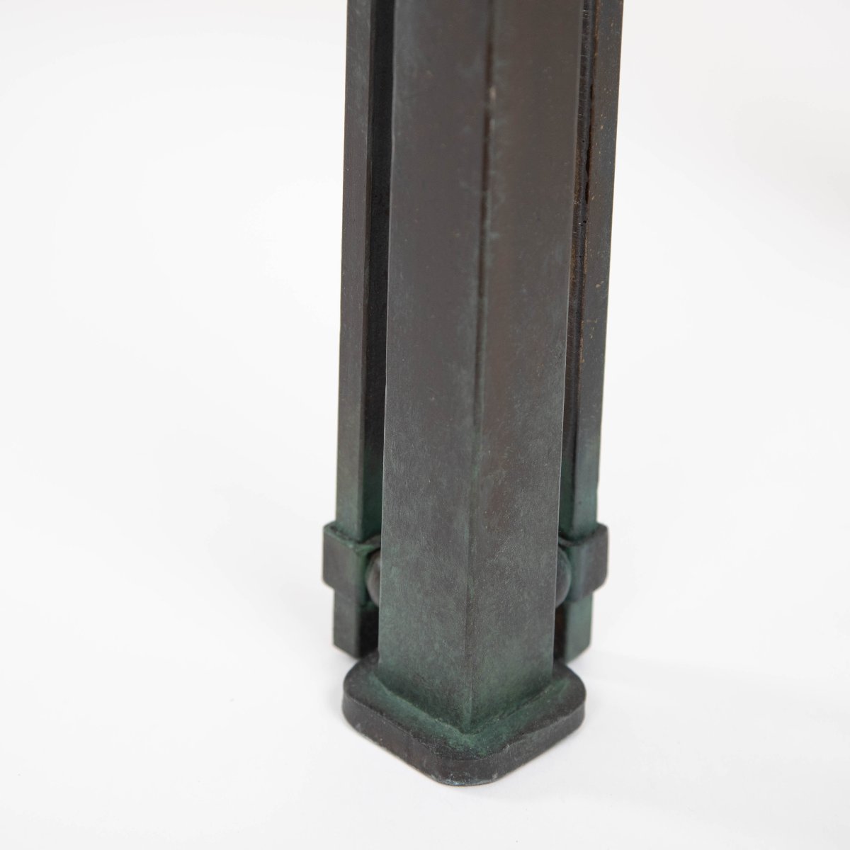 Mid-century Italian Iron Bench, 1960s Industrial Style-photo-7