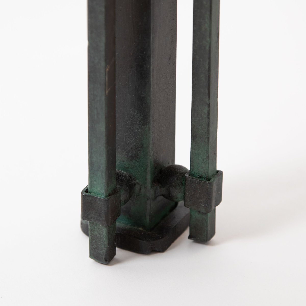Mid-century Italian Iron Bench, 1960s Industrial Style-photo-8
