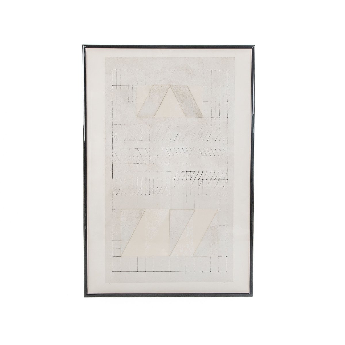 Quelques grandes gravures en noir et blanc de Walter Valentini, Italie, années 1980-photo-2