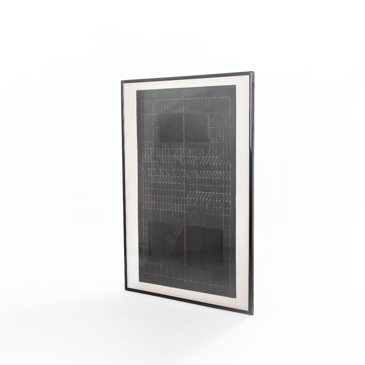 Quelques grandes gravures en noir et blanc de Walter Valentini, Italie, années 1980-photo-4