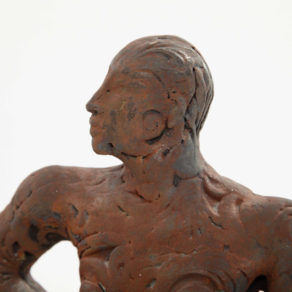 A Pair Of Classically Inspired Ceramic Sculputres By Dora Várkonyi, Germany 2001-photo-7