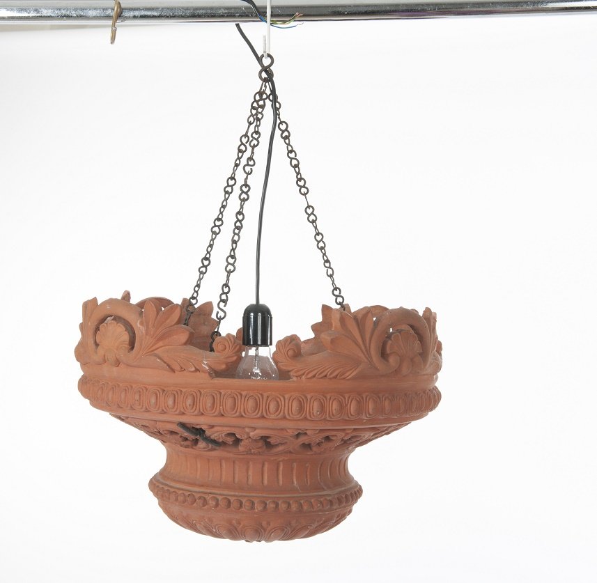 French Terracotta Regency Chandelier 19th Century