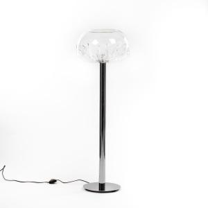 Lampadaire Mid-century "zinia" Par Toni Zuccheri Pour Veart, 1970s
