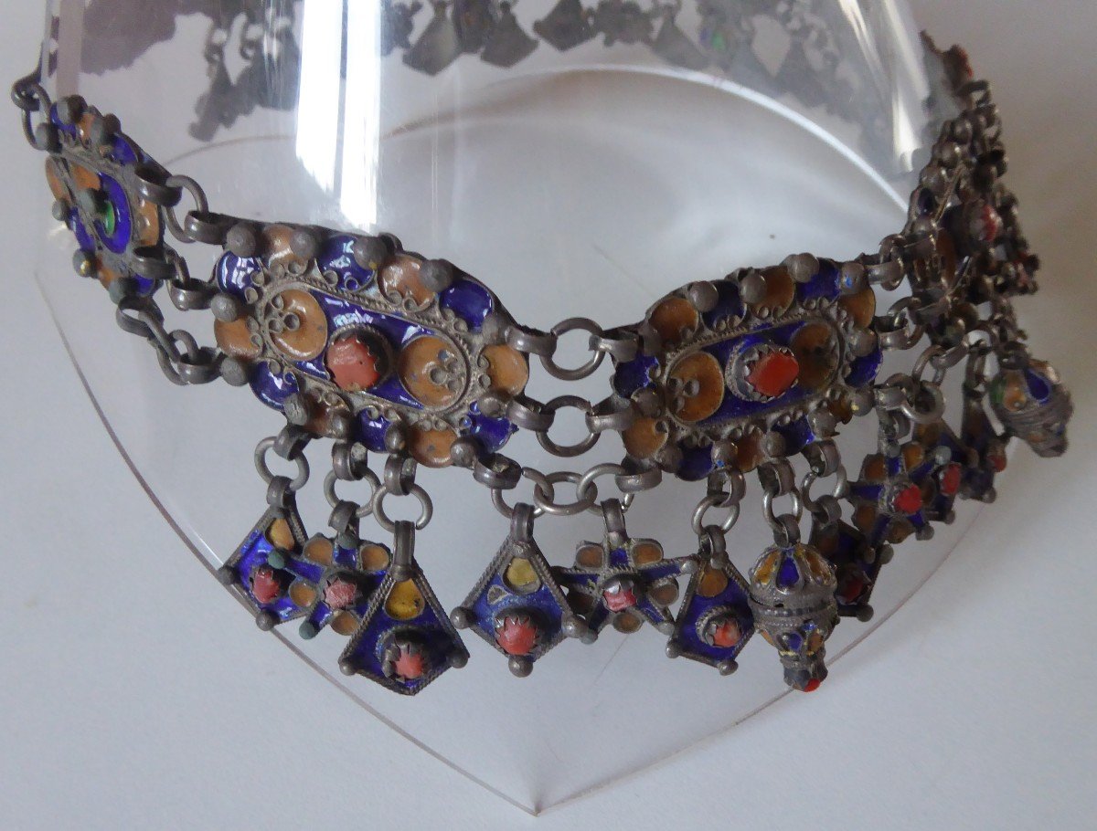 Collier disque martelé, gold-filled ou argent sterling · Collier fin