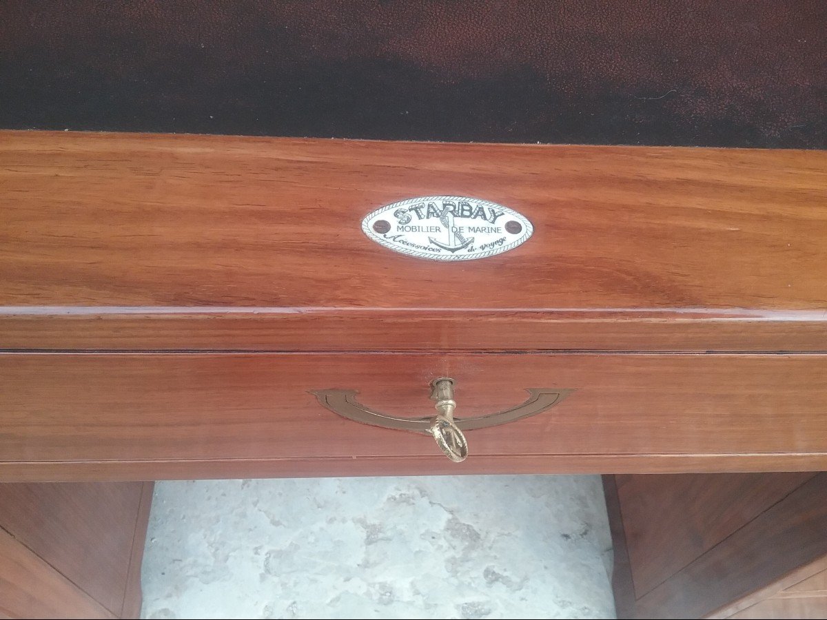 Starbay Marine Desk In Mahogany-photo-3