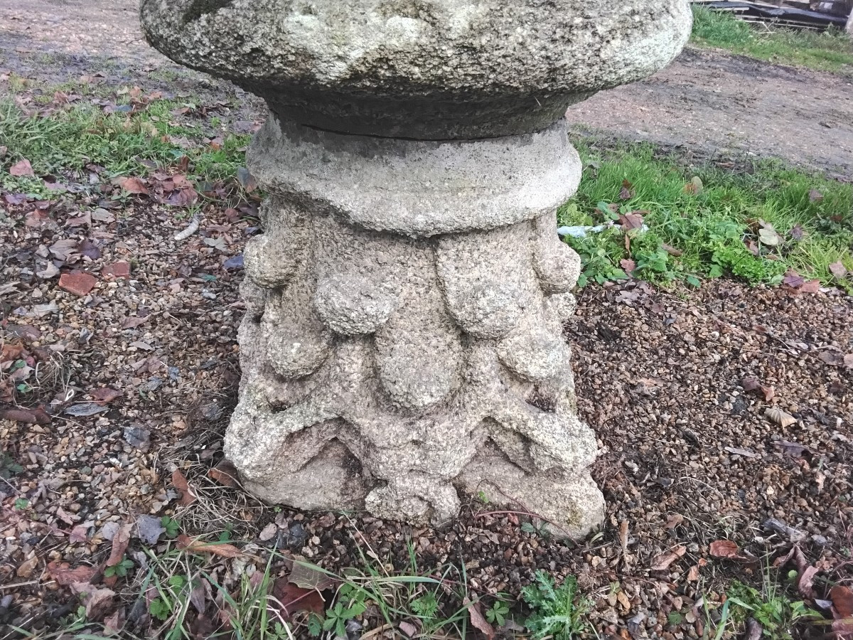 Jardinière en granit gris-photo-2