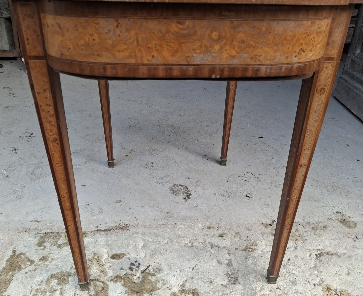 Bureau en loupe d'orme -photo-1