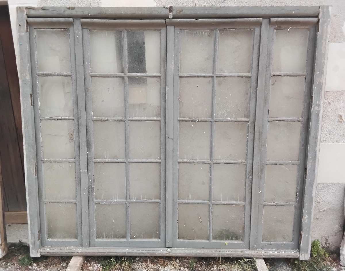 3 Fenêtres d'Orangerie en chêne-photo-2