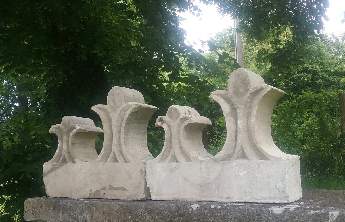 Natural Stone Frieze (30 M) Lily Flowers-photo-2