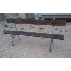 Banc De Jardin Pieds En Fonte