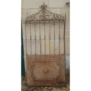 19th Century Solid Iron Gate