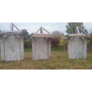 3 Oak Skylights With Doors