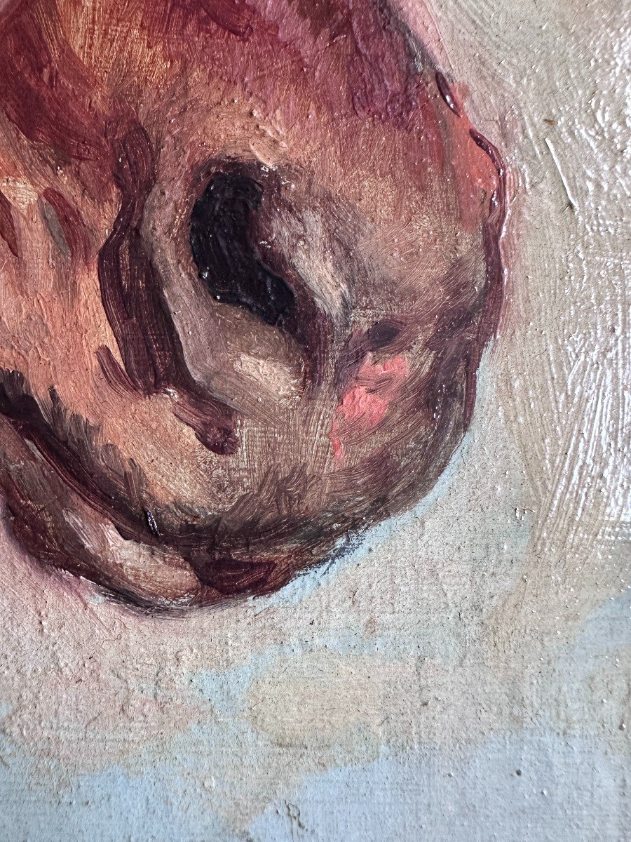 Raimond Lecourt (1882-1946), Sketch Of A Horse's Head, 1909-photo-1
