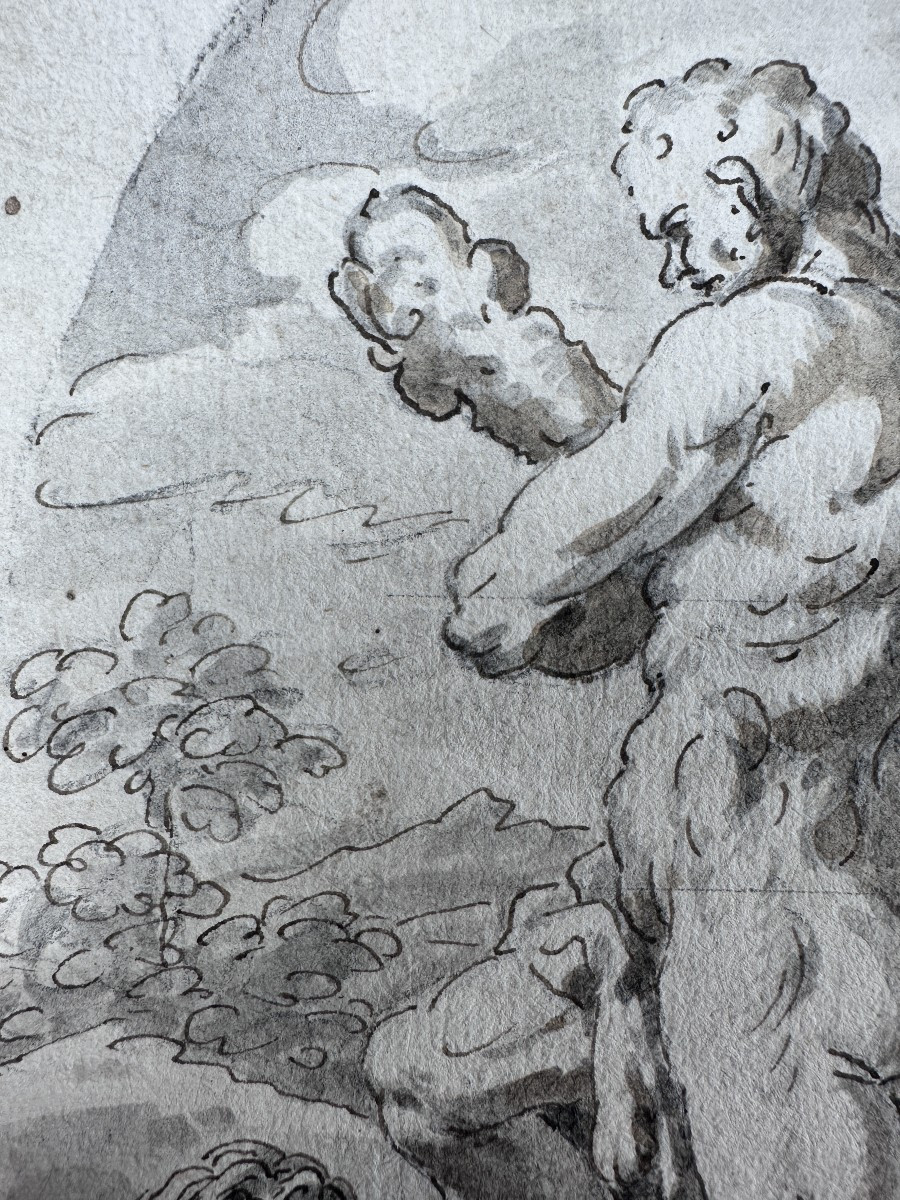 Venetian School, Late 18th Century - Hercules Vanquishing A Drakaina-photo-1