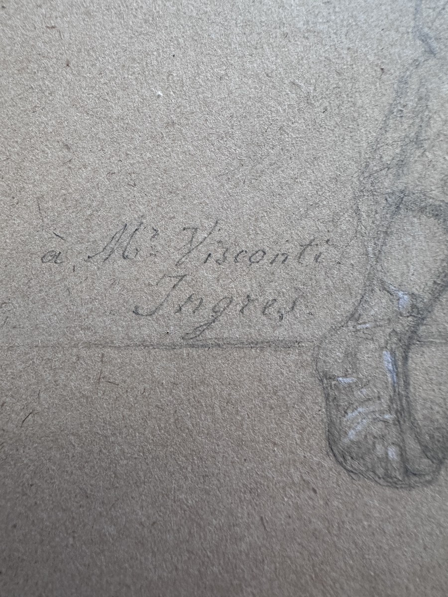 Attribué à Jean-auguste-dominique Ingres (Montauban 1780 – Paris 1867)-photo-1