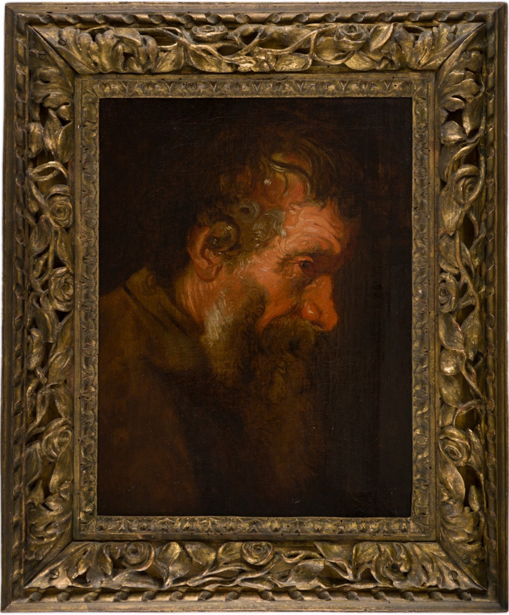 Van Dyck's Workshop (antwerp, Early 17th Century) - Study Of A Bearded Man's Head