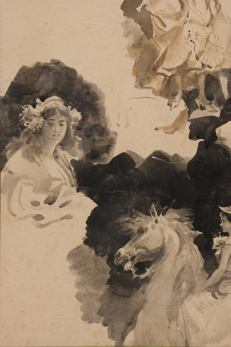 Attributed To Giovanni Boldini (1842–1931) – Women's Studies -photo-4