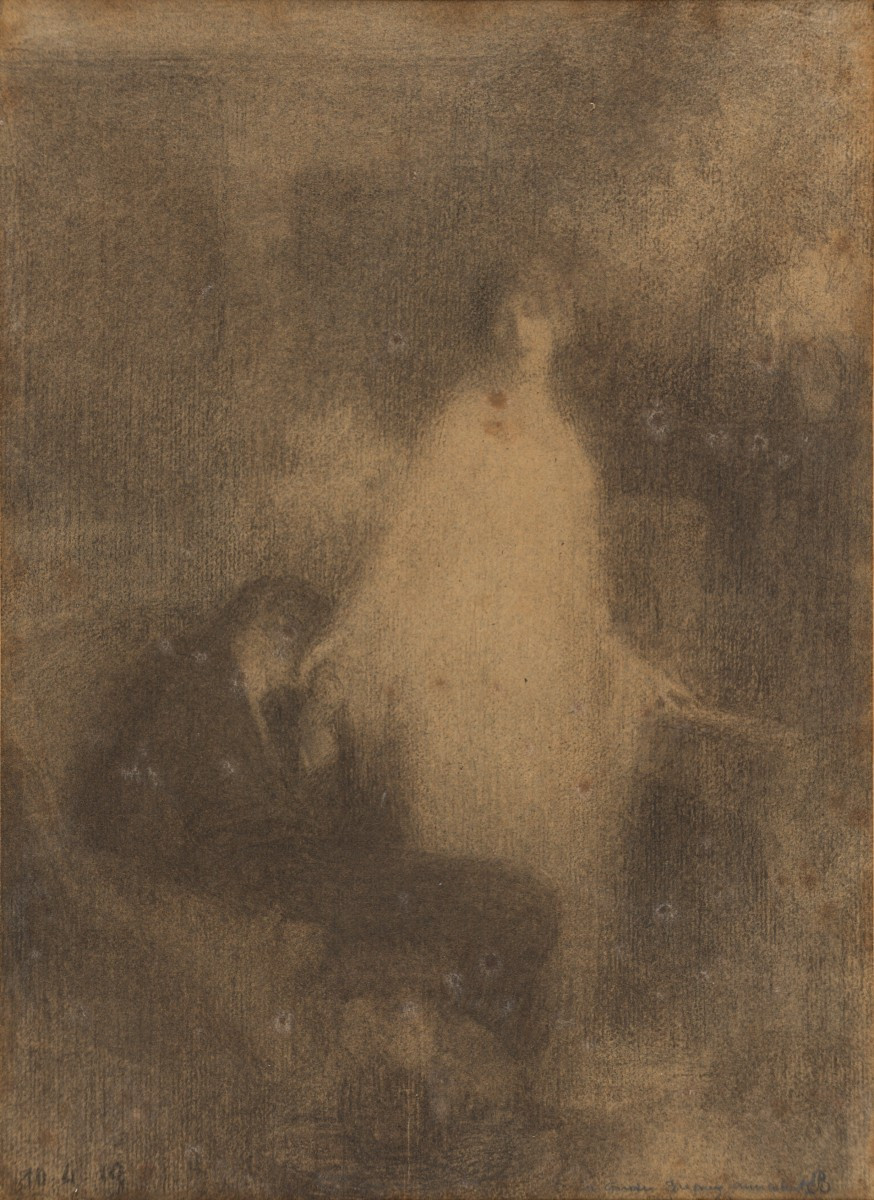 Entourage de Charles Angrand (1854-1926) - Le couple amoureux