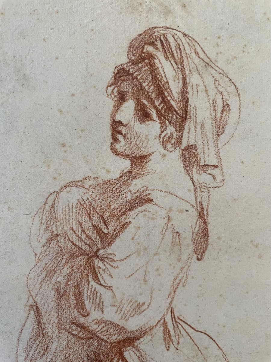 Suiveur de Giovanni Francesco Barbieri, dit Il Guercino (Cento 1591 – 1666 Bologne) - Sybille-photo-2