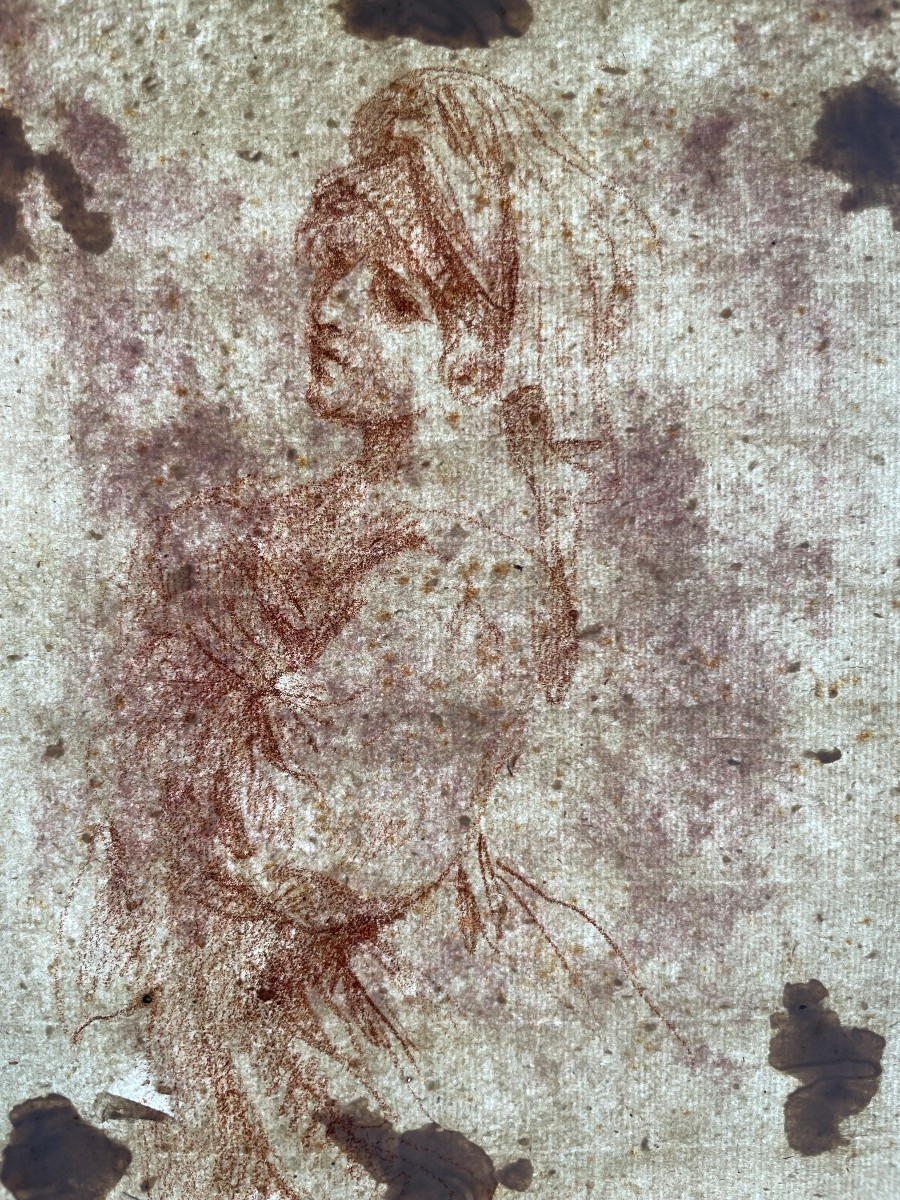 Suiveur de Giovanni Francesco Barbieri, dit Il Guercino (Cento 1591 – 1666 Bologne) - Sybille-photo-1