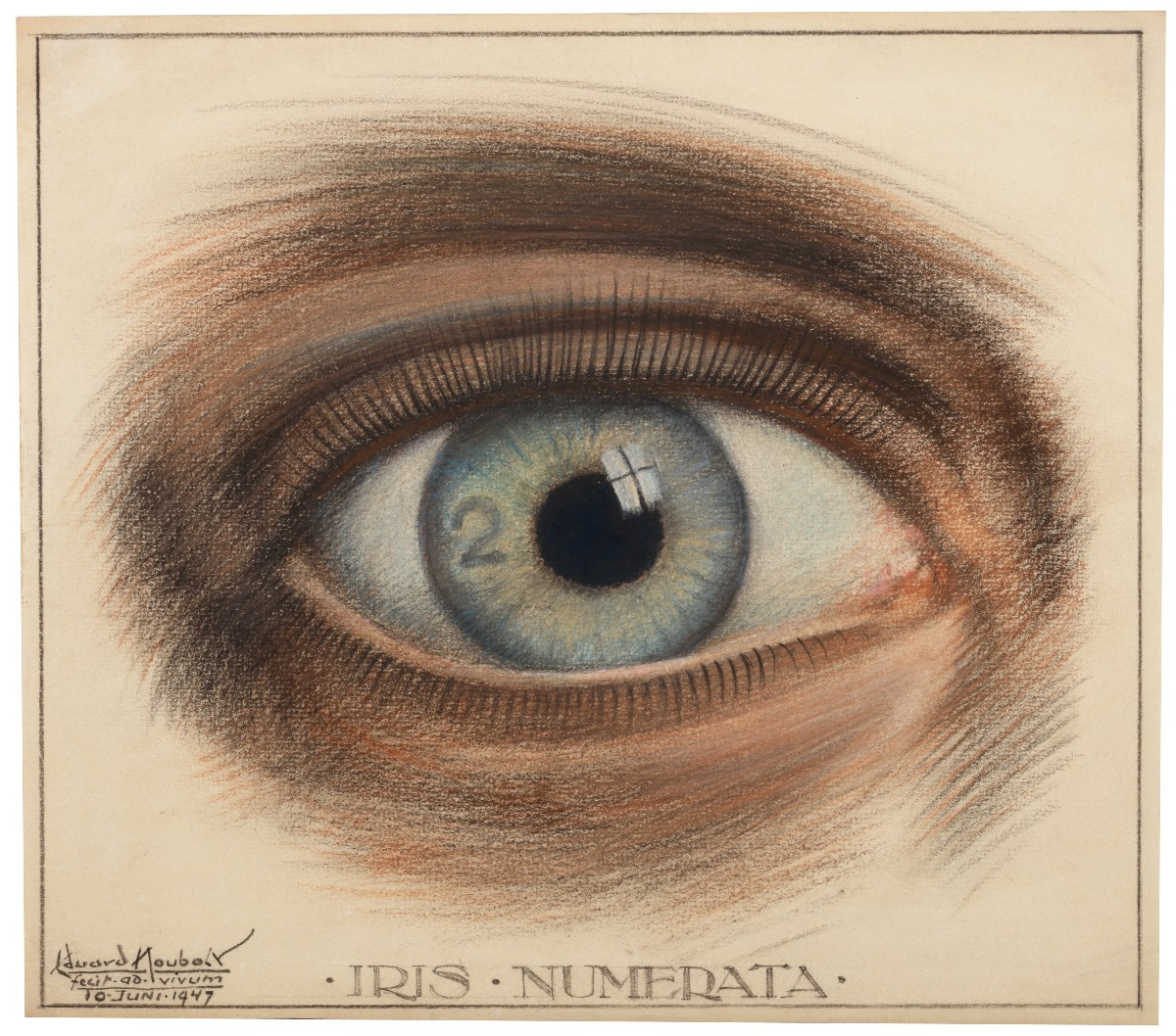 Eduard Houbolt (Hof van Delft, 1885 – La Haye, 1954) - Iris Numerata