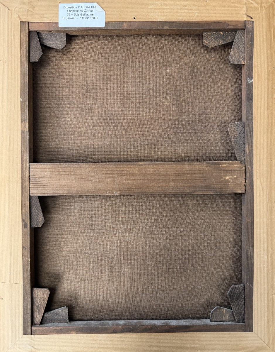 Robert Antoine Pinchon (rouen, 1886 – Bois-guillaume, 1943) - Portrait Of Geneviève Pinchon-photo-3