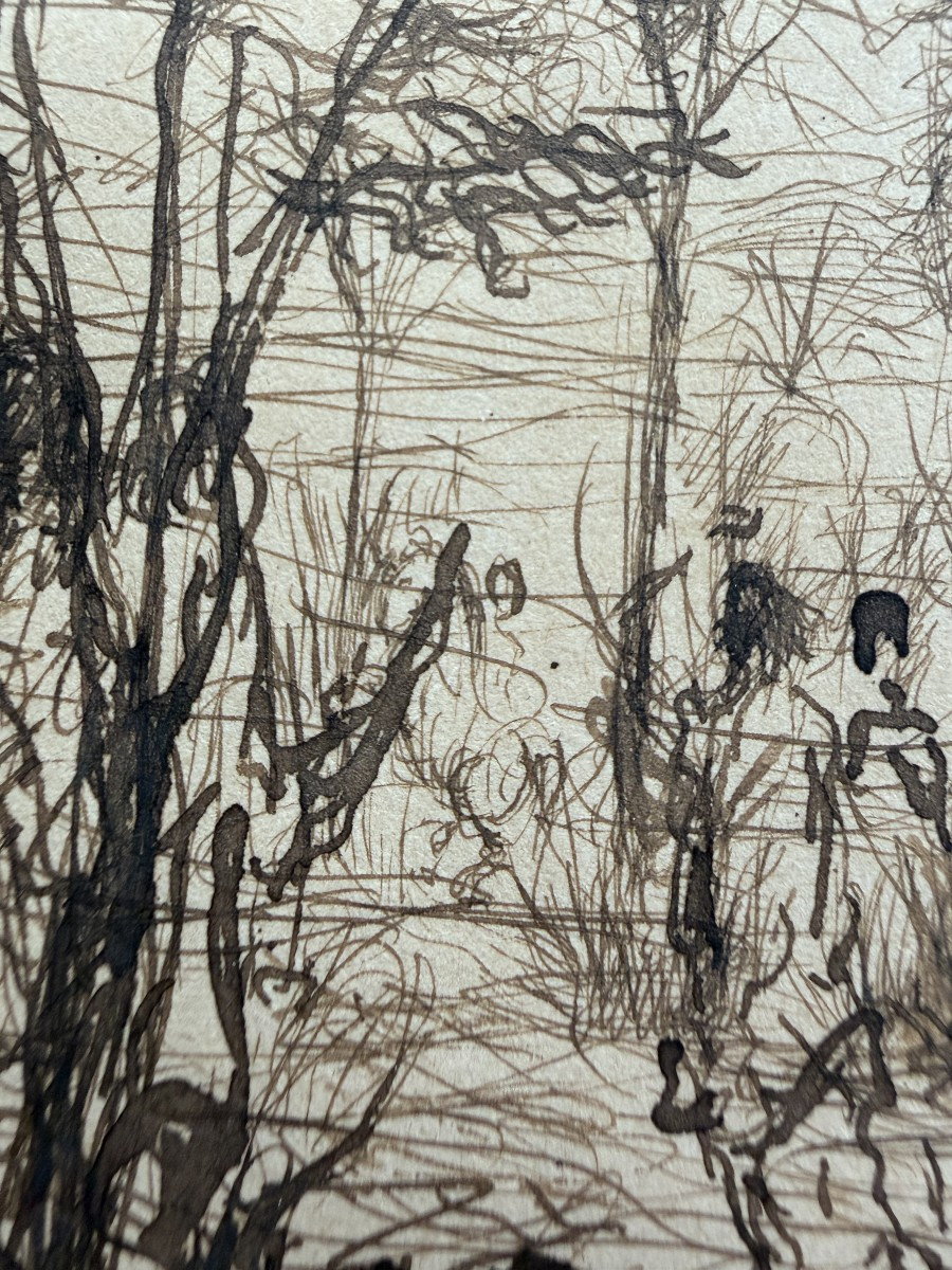 19th-century Italian School - Festival In The Forest-photo-1