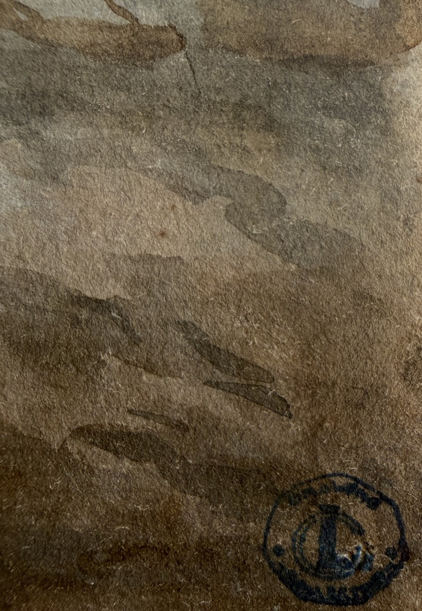 French School, Late 18th Century (circa 1775–1795) - Allegory Of Mourning (or Fallen Fortune)-photo-3